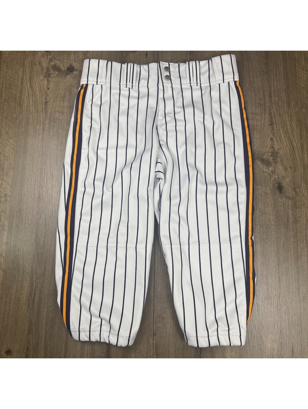 ProLook Baseball Pants Purple/Yellow Pinstripe Mens 32 Knicker Length